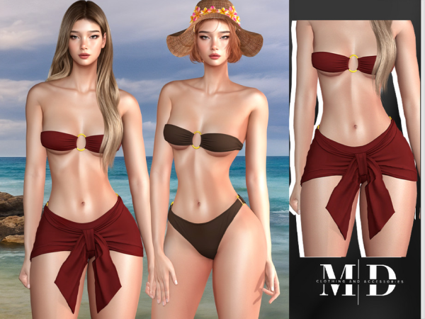 Alpha Katy Bikini set - The Sims 4 Custom Content