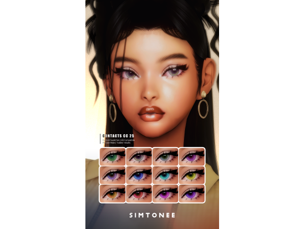 Mix Simtonee Eye Contacts 25 - The Sims 4 Custom Content