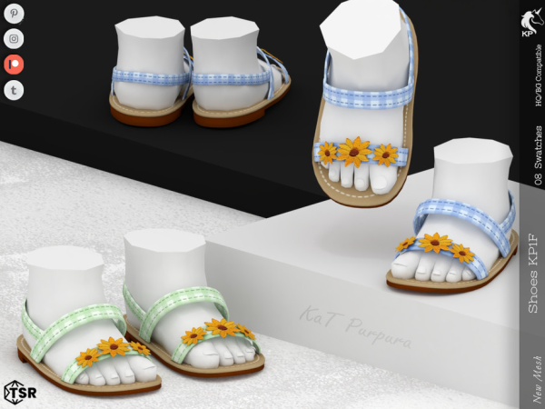 Sims 4 Maxis Match Calçados Femininos CC: Shoes KP1F- Infant by KaTPurpura