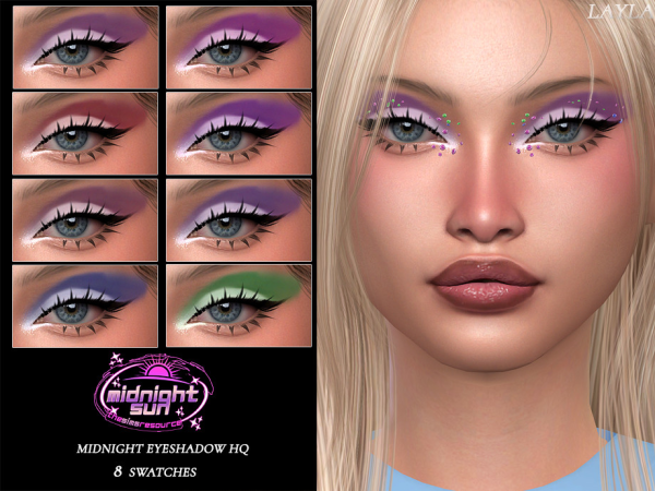 Alpha tsr Layla Midnight Eyeshadow HQ - The Sims 4 Custom Content