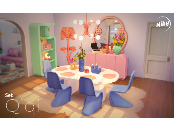 Maxis Match Qiqi Set by nikycc - The Sims 4 Custom Content