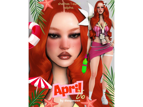 Alpha 𝑨𝒑𝒓𝒊𝒍 𝟐𝟔 by deepmoon - The Sims 4 Custom Content
