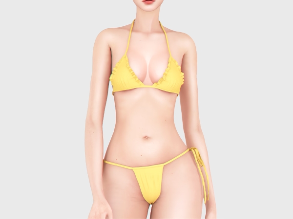 Alpha Steh Bikini - The Sims 4 Custom Content