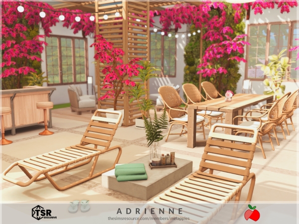 Mix Adrienne patio - The Sims 4 Custom Content