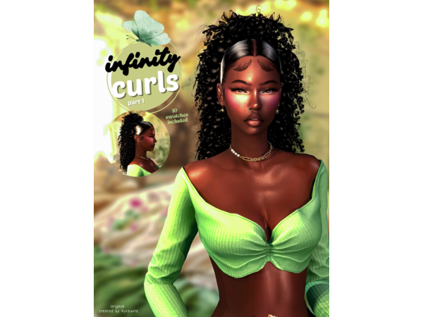 Alpha 𝐈𝐍𝐅𝐈𝐍𝐈𝐓𝐘 𝐂𝐔𝐑𝐋𝐒 by kyrzwrld - The Sims 4 Custom Content