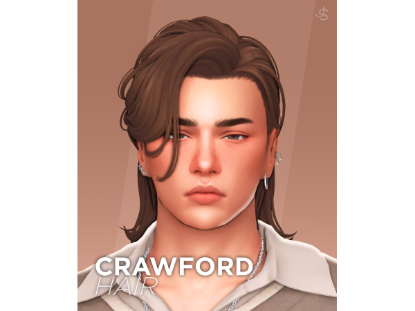 Maxis Match Crawford Hair by johnnysims - The Sims 4 Custom Content