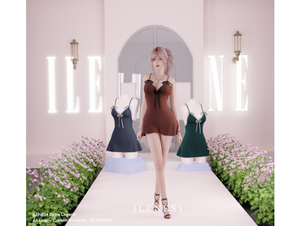 Alpha ILN Orina Lingerie - The Sims 4 Custom Content