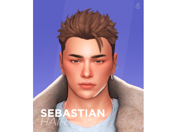Maxis Match Sebastian Hair by johnnysims - The Sims 4 Custom Content