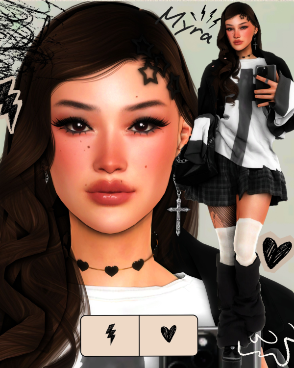 Alpha 𝑴𝒚𝒓𝒂 by simsfinds - The Sims 4 Custom Content
