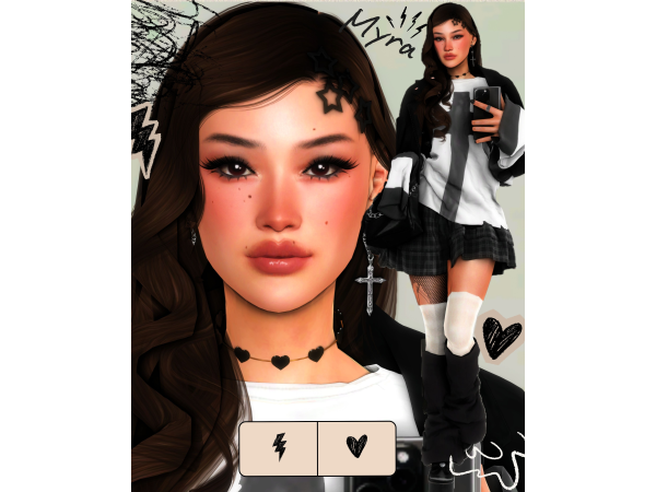 Alpha 𝑴𝒚𝒓𝒂 by deepmoon - The Sims 4 Custom Content