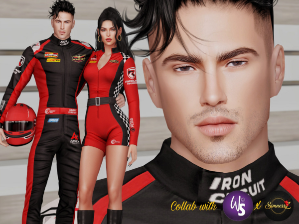 Mix Andrea Mancini Collab WisteriaSims - The Sims 4 Custom Content