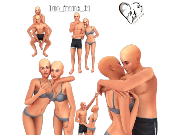 Mix Duo_frame_01 - The Sims 4 Custom Content