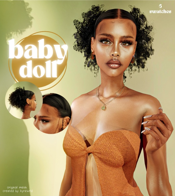 Alpha 𝐁𝐀𝐁𝐘𝐃𝐎𝐋𝐋 𝐇𝐀𝐈𝐑 by simsfinds - The Sims 4 Custom Content