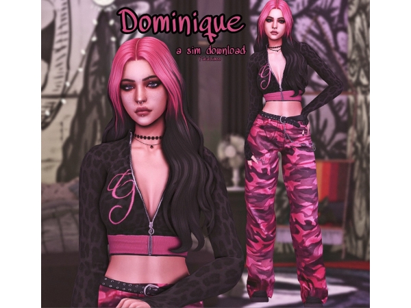 Mix Dominique - The Sims 4 Custom Content