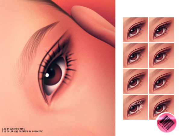 2D MM Fine Wisps Lashes by cosimetic