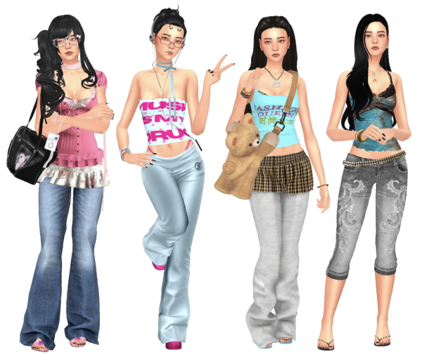 Mix Lookbook 85 by simsfinds - The Sims 4 Custom Content