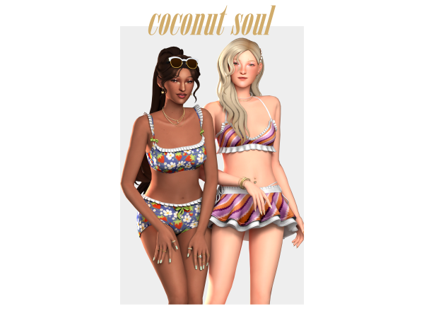 Maxis Match coconut soul pack by clumsyalien - The Sims 4 Custom Content