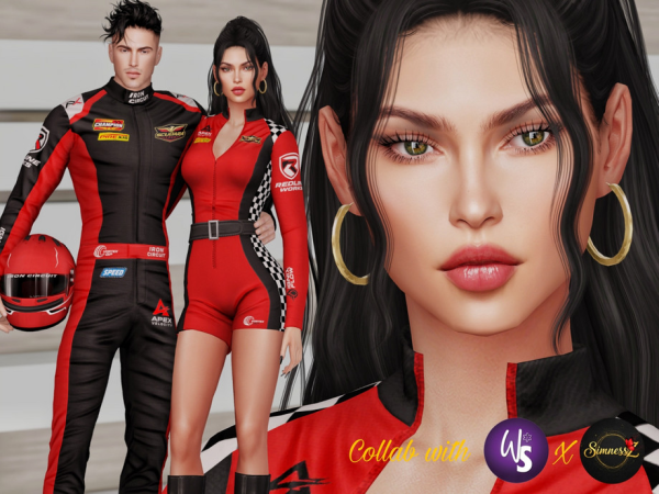 Mix Monica Santoro Collab WisteriaSims - The Sims 4 Custom Content