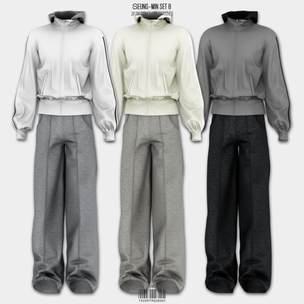 Alpha Seung Min Set 8 by simsfinds - The Sims 4 Custom Content