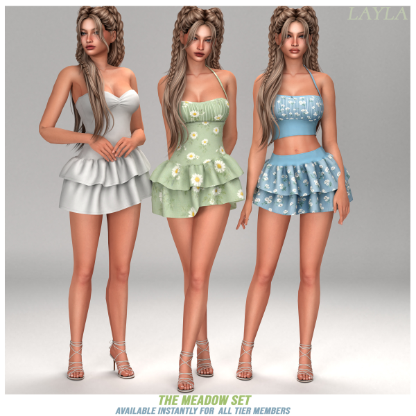 Alpha Patreon The Meadow Set by layla - The Sims 4 Custom Content