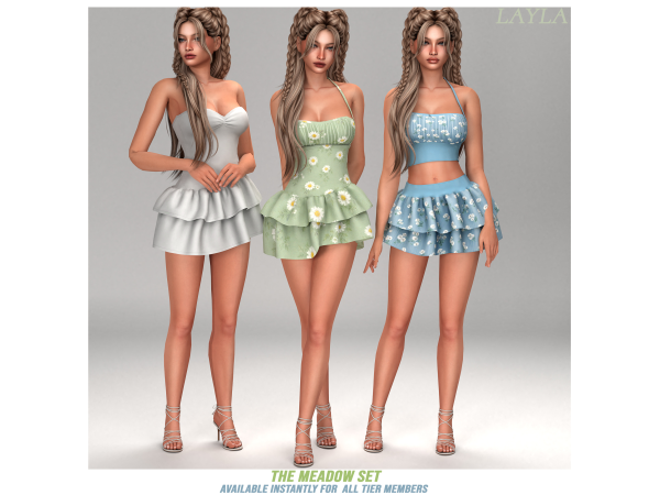 Alpha Patreon The Meadow Set - The Sims 4 Custom Content