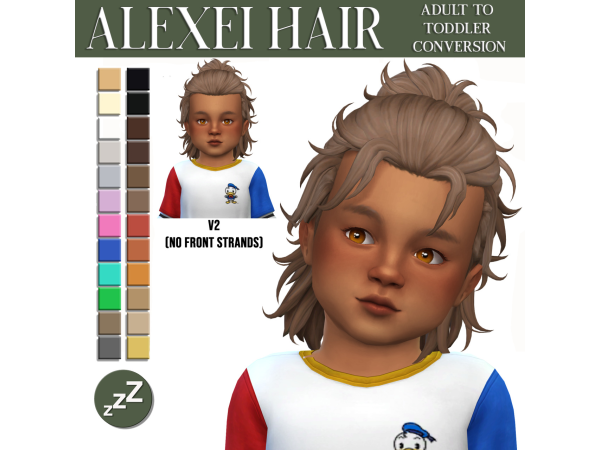 Maxis Match Johnnysims Hair Conversions by sleepyz - The Sims 4 Custom Content