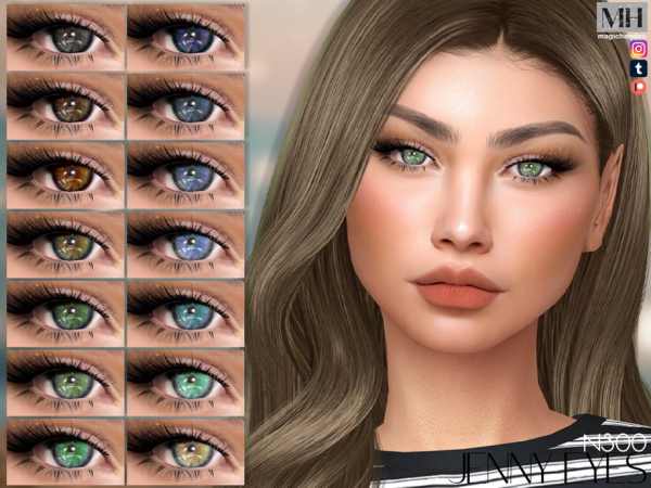 Alpha Jenny Eyes - The Sims 4 Custom Content
