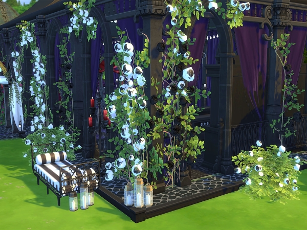 Alpha Goth Roses Set - The Sims 4 Custom Content