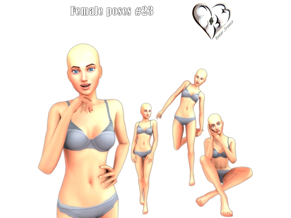 Mix Female poses 23 - The Sims 4 Custom Content