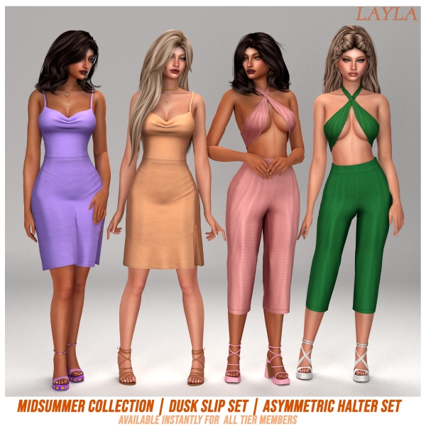 Alpha Patreon The Midsummer Collection (Part 1) by layla - The Sims 4 Custom Content