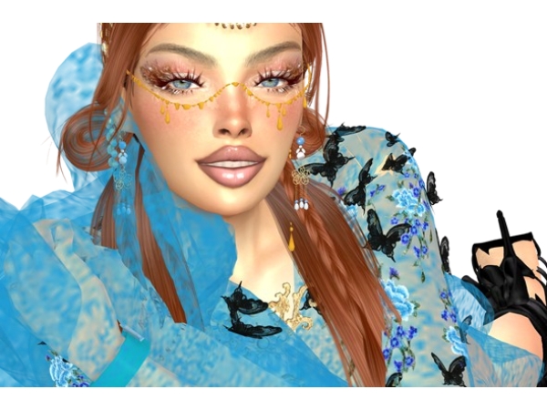 Alpha Rebecca mermaid - The Sims 4 Custom Content