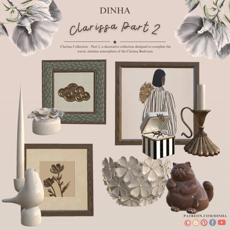 Alpha Clarissa Part 2 by dinhagamer - The Sims 4 Custom Content