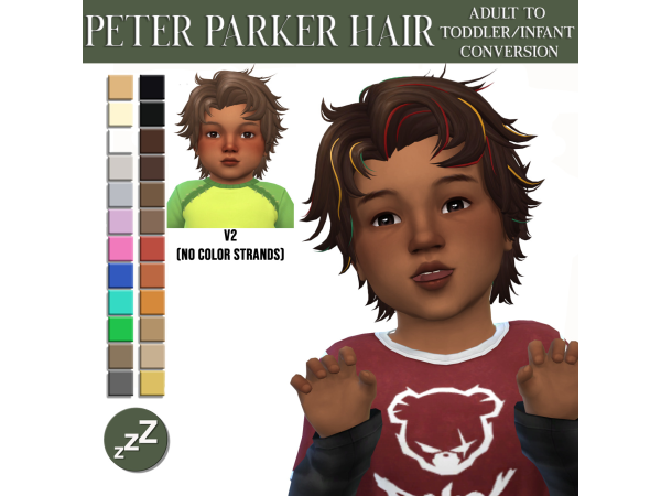 Maxis Match Johnnysims Hair Conversions by sleepyz - The Sims 4 Custom Content