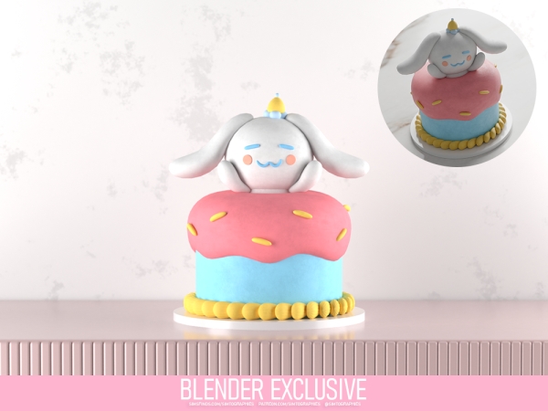 Alpha Cute Cake - The Sims 4 Custom Content