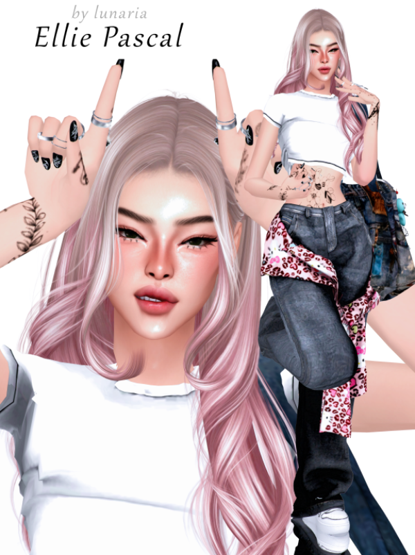 Alpha [lunaria] Паскаль by simsfinds - The Sims 4 Custom Content