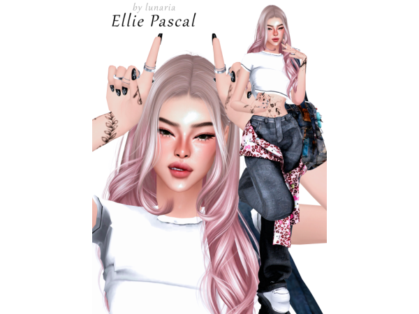 Alpha [lunaria] Паскаль - The Sims 4 Custom Content