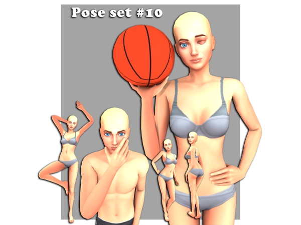 Mix Pose set 10 - The Sims 4 Custom Content