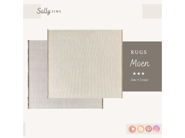 Alpha Rugs MOEN - The Sims 4 Custom Content