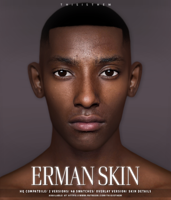 Alpha Erman Skin SIM by simsfinds - The Sims 4 Custom Content