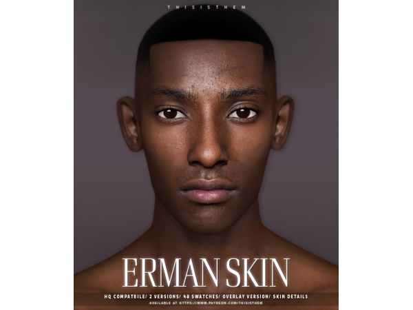 Alpha Erman Skin SIM by thisisthem - The Sims 4 Custom Content