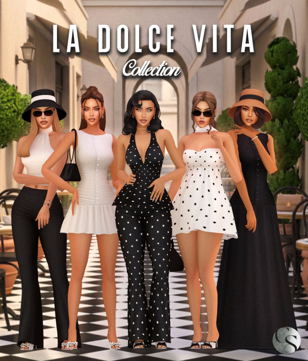 Maxis Match CAMUFLAJE La Dolce Vita Collection by simsfinds - The Sims 4 Custom Content