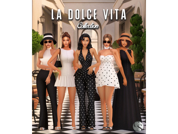 Maxis Match CAMUFLAJE La Dolce Vita Collection - The Sims 4 Custom Content