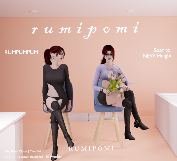 Alpha Rumpumpum_Cleta Outfit by rumi_pomi - The Sims 4 Custom Content