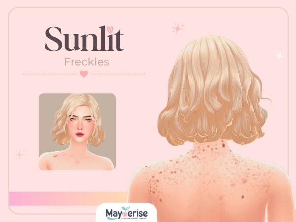 Mix Sunlit Freckles - The Sims 4 Custom Content