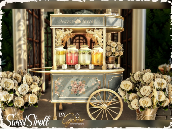 Alpha Sweetstroll Cart - The Sims 4 Custom Content