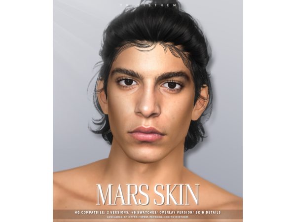 Alpha Mars Skin Sim by thisisthem - The Sims 4 Custom Content