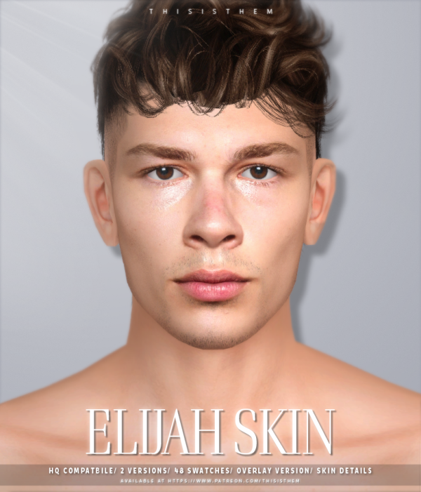 Alpha Elijah Skin Sim by simsfinds - The Sims 4 Custom Content