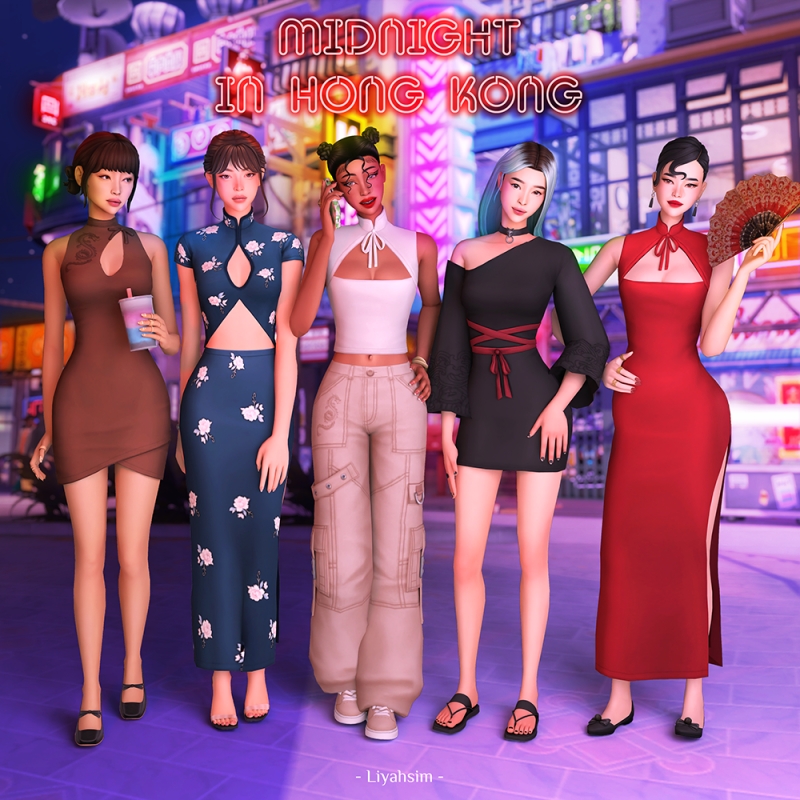 Maxis Match Midnight in Hong Kong by liyahsim - The Sims 4 Custom Content