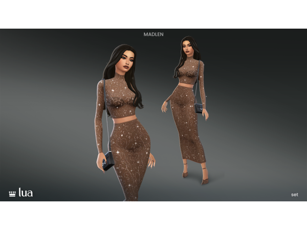 Maxis Match Lua Set by madlen - The Sims 4 Custom Content