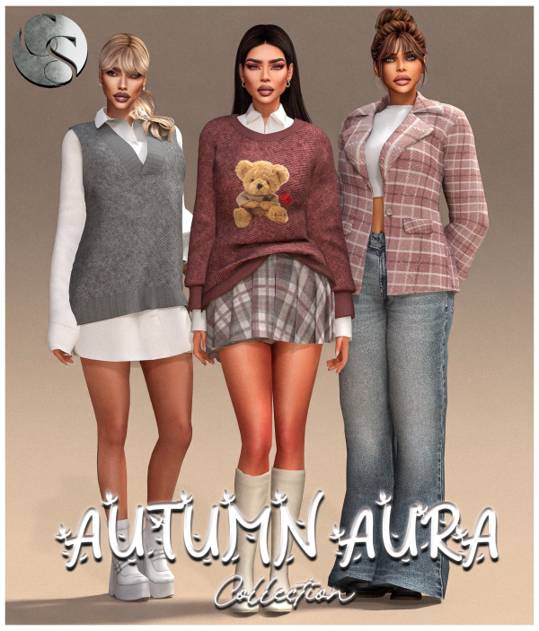 Alpha CAMUFLAJE Autumn Aura Collection by simsfinds - The Sims 4 Custom Content